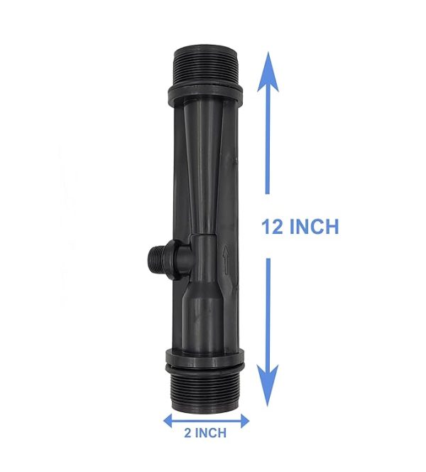 Plastic Venturi With Suction Assembly Rubber 20 mm, Size: 1", Fittings for 2 inch main pipe