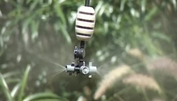 Irrigation Fogger System 4 Way Fogger with Assembly Unit for Garden, Greenhouses and Poultry Farm