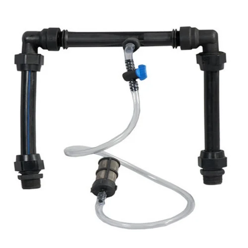 Plastic Venturi With Suction Assembly Rubber 20 mm, Size: 1", Fittings for 2 inch main pipe