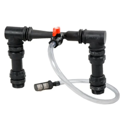 Plastic Venturi With Suction Assembly Rubber 20 mm, Size: 1", Fittings for 2 inch main pipe